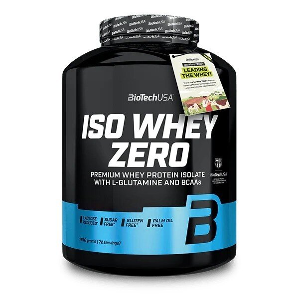 Сироватковий ізолят BioTech Iso Whey Zero, 1.8 кг