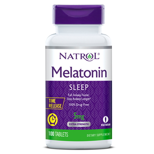 Натуральная добавка Natrol Melatonin 5mg Time Release, 100 таблеток