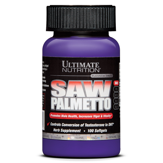 Натуральна добавка Ultimate Nutrition Saw Palmetto, 100 капсул