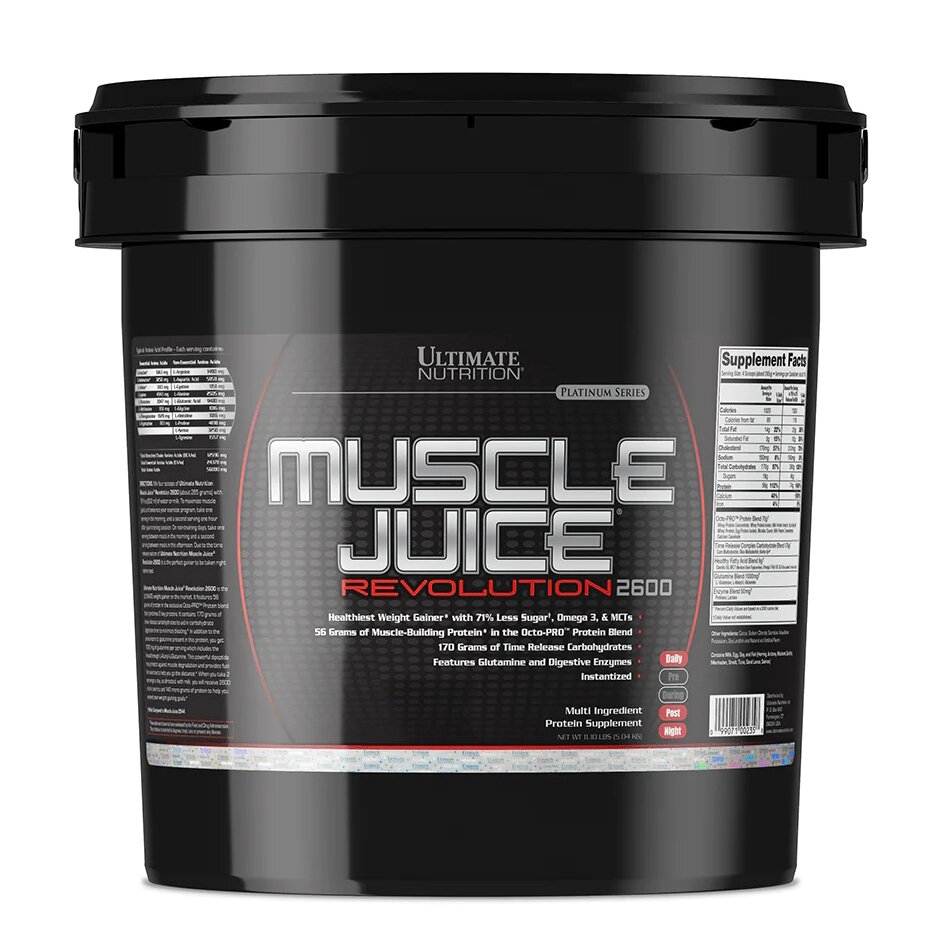 Гейнер Ultimate Nutrition Muscle Juice Revolution 2600, 5 кг