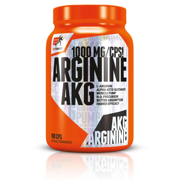 Аминокислота Extrifit Arginine AKG 1000 mg, 100 капсул