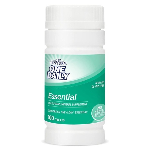 Вітаміни та мінерали 21st Century One Daily Essential, 100 таблеток