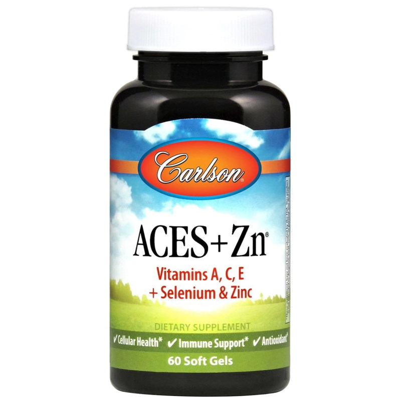 Вітаміни та мінерали Carlson Labs ACES + Zn, 60 капсул