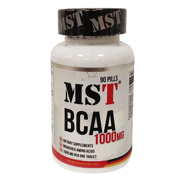 Амінокислота BCAA MST Nutrition BCAA 1000, 90 таблеток