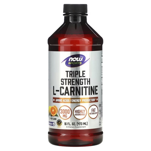 Жироспалювач NOW L-Carnitine 3000 mg, 473 мл