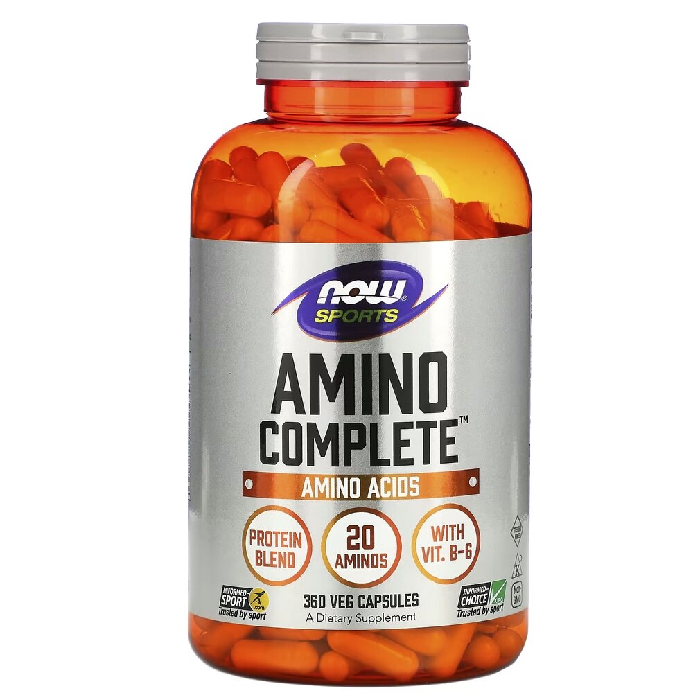 Аминокислота NOW Amino Complete, 360 капсул
