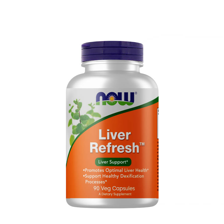 Натуральна добавка NOW Liver Refresh, 90 вегакапсул