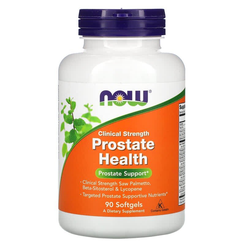 Натуральна добавка NOW Prostate Health, 90 капсул