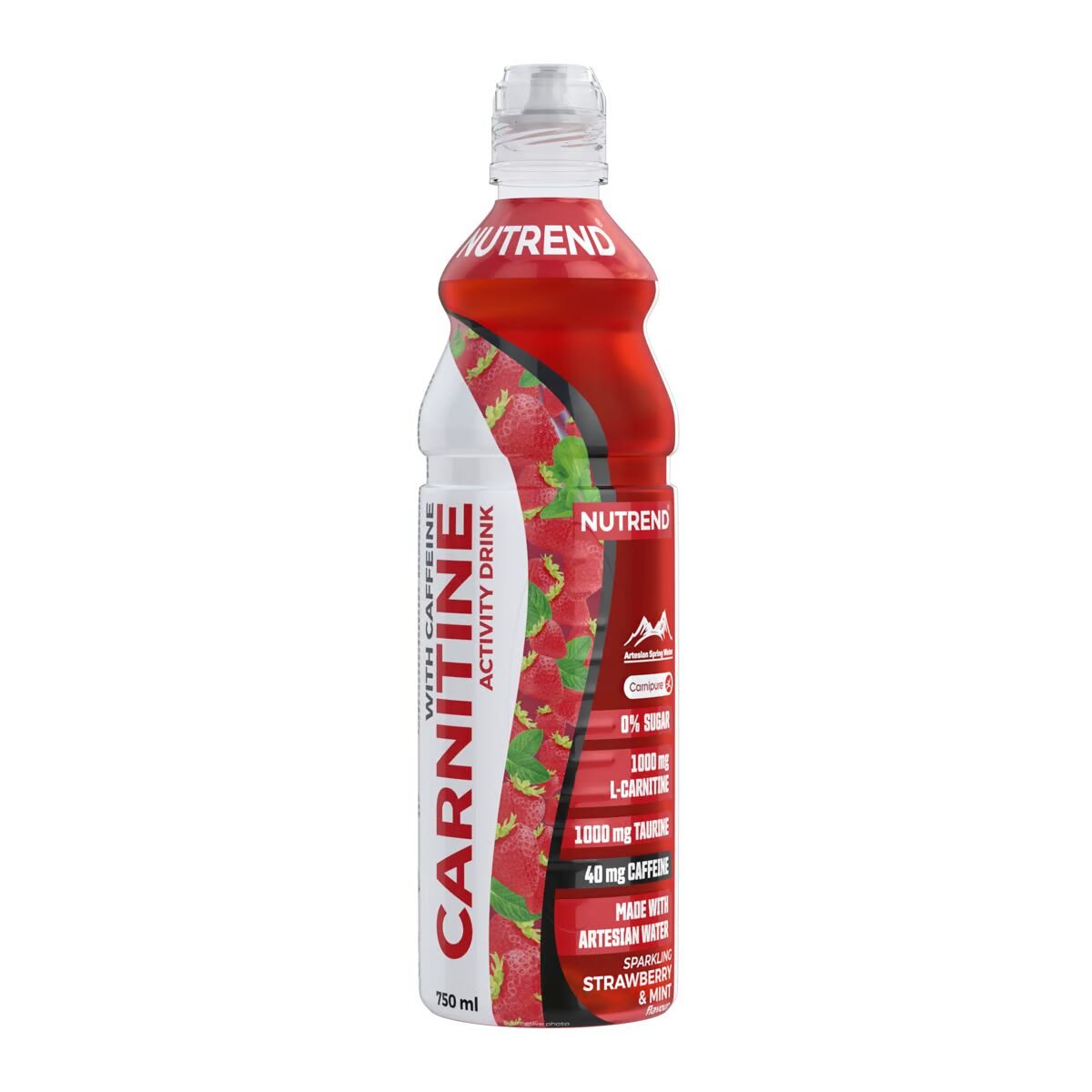 Напій з карнітином та кофеїном Nutrend Carnitine Activity Drink with Caffeine, 750 мл. Фото 4