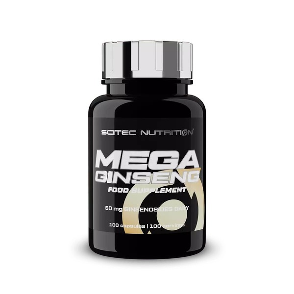 Натуральна добавка Scitec Nutrition Mega Ginseng, 100 капсул