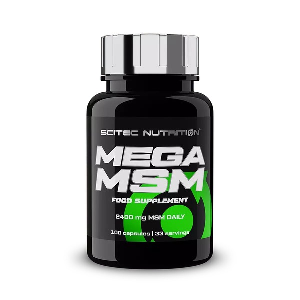 Препарат для суглобів і зв'язок Scitec Nutrition Mega MSM, 100 капсул