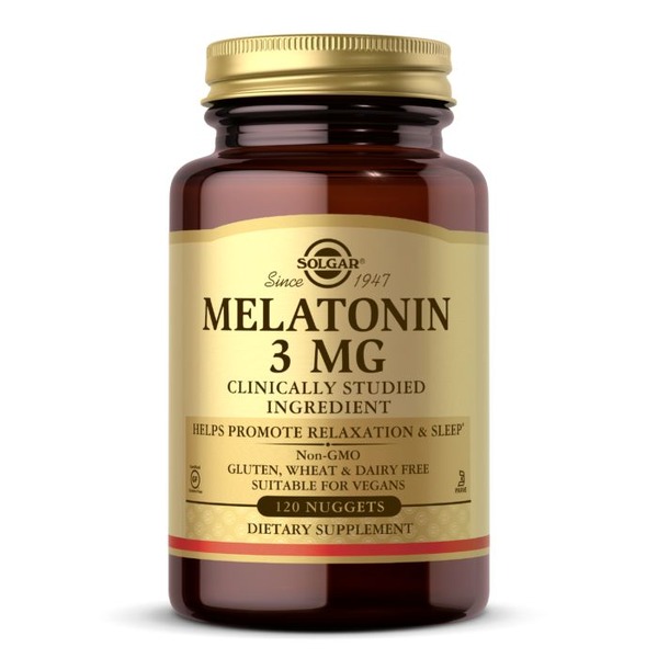 Натуральна добавка Solgar Melatonin 3 mg, 120 таблеток