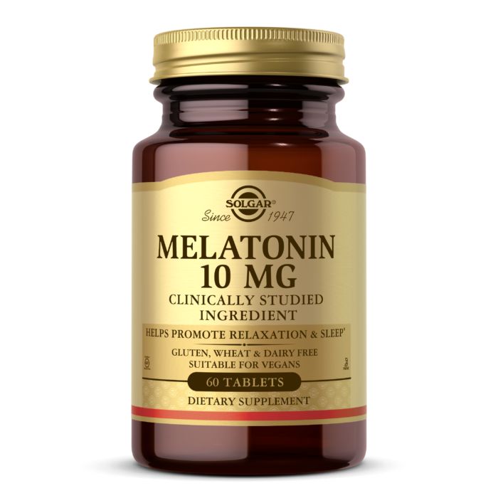 Натуральна добавка Solgar Melatonin 10 mg, 60 таблеток