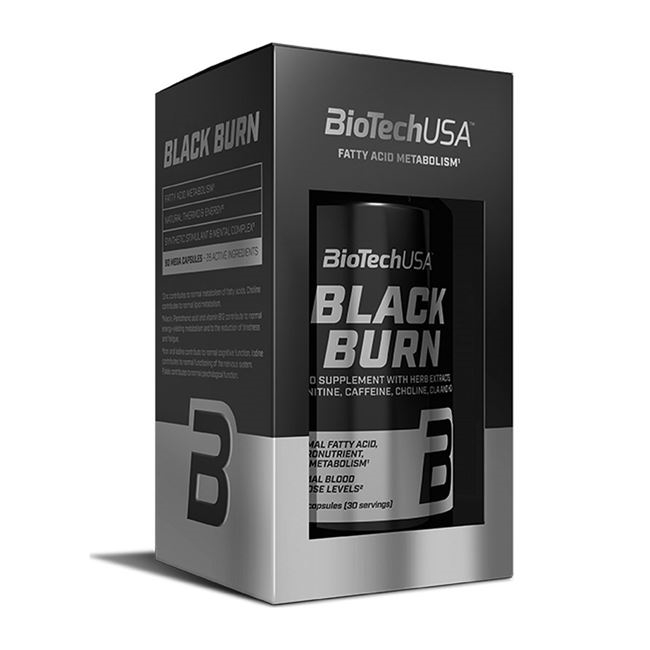 Жироспалювач BioTech Black Burn, 90 капсул. Фото 2