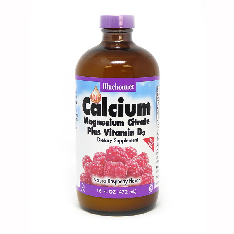 Вітаміни та мінерали Bluebonnet Nutrition Calcium Magnesium Citrate plus Vitamin D3, 472 мл. Фото 2