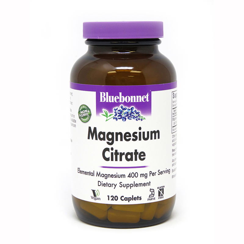 Вітаміни та мінерали Bluebonnet Nutrition Magnesium Citrate, 120 капсул