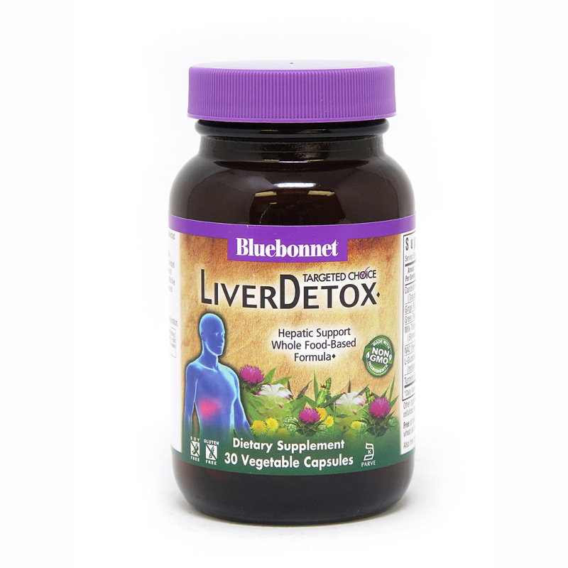 Натуральна добавка Bluebonnet Nutrition Targeted Choice Liver Detox, 30 вегакапсул