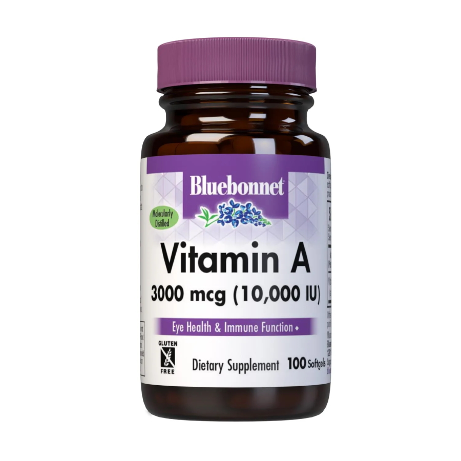 Вітаміни та мінерали Bluebonnet Nutrition Vitamin A 10000 IU, 100 капсул