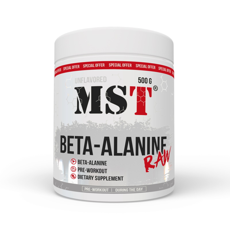 Амінокислота MST Nutrition Beta-Alanine, 500 грам