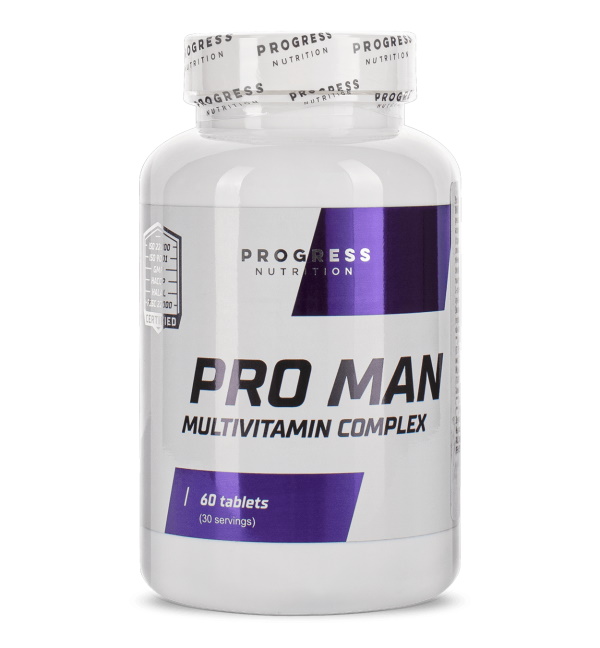 Вітаміни та мінерали Progress Nutrition Pro Man, 60 таблеток
