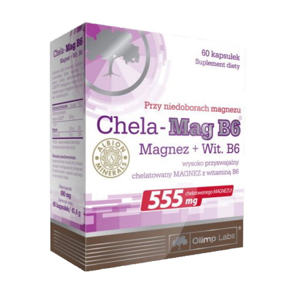 Витамины и минералы Olimp Sport Nutrition Chela-Mag B6, 60 капсул