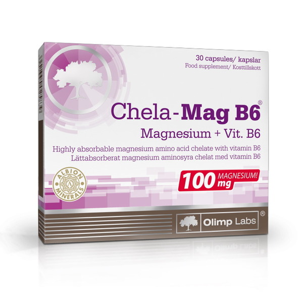 Витамины и минералы Olimp Sport Nutrition Chela-Mag B6, 30 капсул