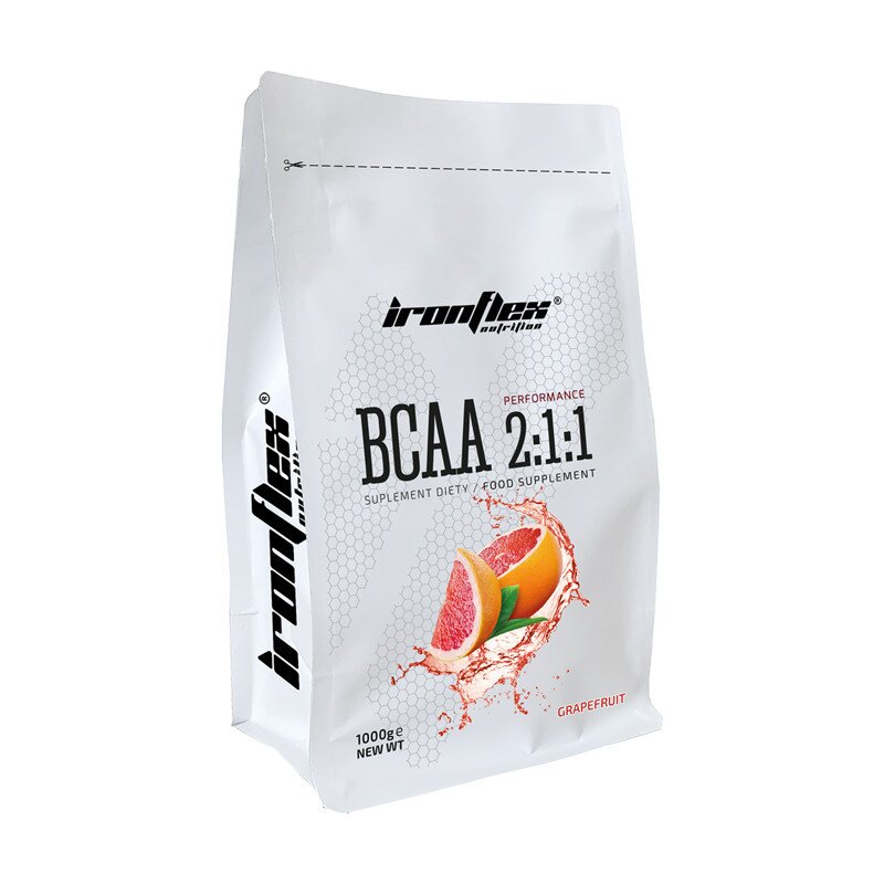 Амінокислота BCAA IronFlex BCAA 2-1-1 Performance, 1000 грам
