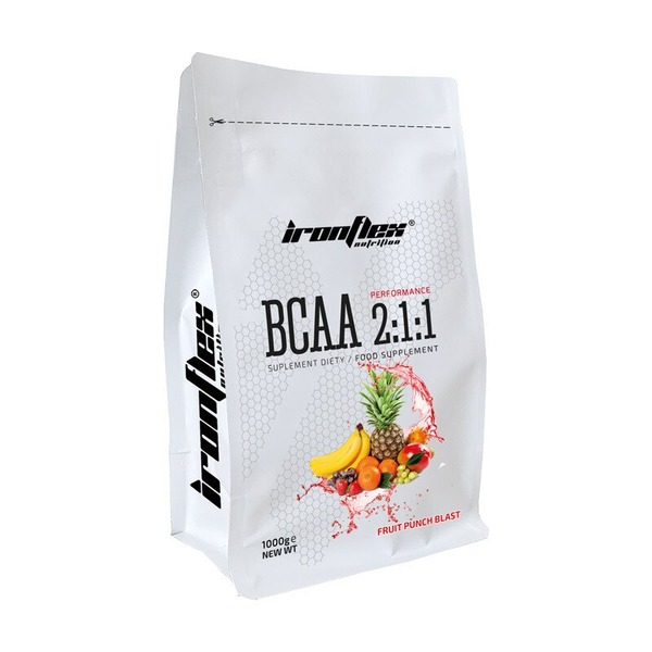 Амінокислота BCAA IronFlex BCAA 2-1-1 Performance, 1000 грам. Фото 3