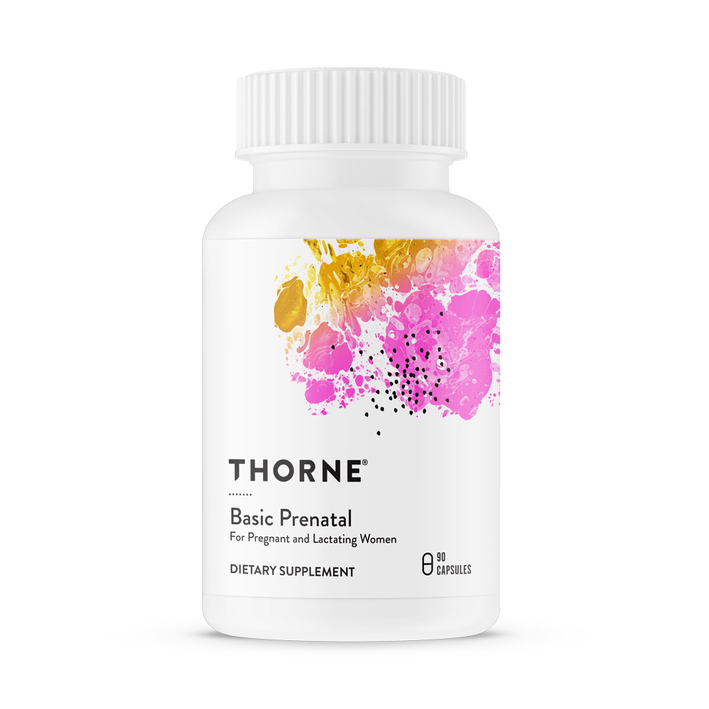Вітаміни та мінерали Thorne Basic Prenatal, 90 капсул