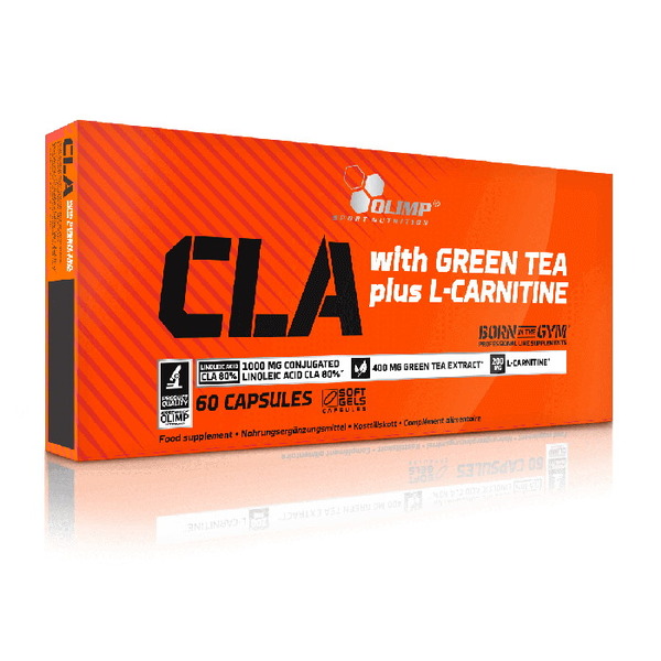 Жироспалювач Olimp Sport Nutrition Sport Edition CLA with Green Tea plus L-Carnitine, 60 капсул