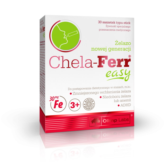 Вітаміни та мінерали Olimp Sport Nutrition Chela-Ferr Easy, 30 пакетиків