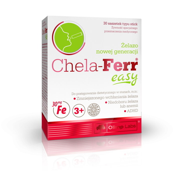 Вітаміни та мінерали Olimp Sport Nutrition Chela-Ferr Easy, 30 пакетиків