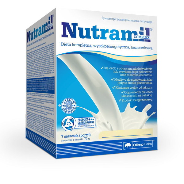 Замінник харчування Olimp Sport Nutrition Nutramil Complex, 7*72 грама