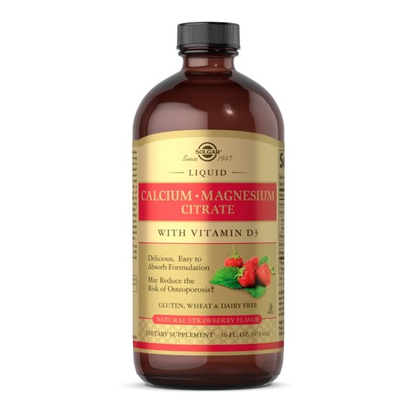Вітаміни та мінерали Solgar Calcium Magnesium Citrate with Vitamin D3 Liquid, 473 мл. Фото 2