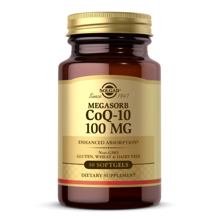 Натуральная добавка Solgar CoQ-10 100 mg Megasorb, 30 капсул