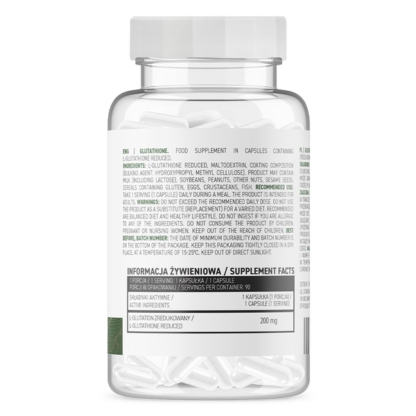 Натуральная добавка OstroVit Vege Glutathione, 90 вегакапсул. Фото 2