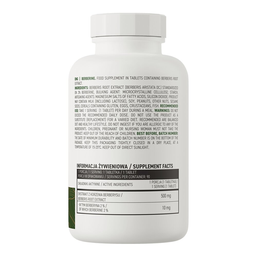 Натуральная добавка OstroVit Berberine, 90 таблеток. Фото 2