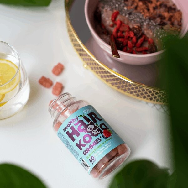 Вітаміни та мінерали OstroVit Healthy Hair Koala Gummies, 60 желейок. Фото 3