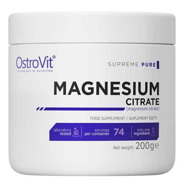 Вітаміни та мінерали OstroVit Magnesium Citrate, 200 грам