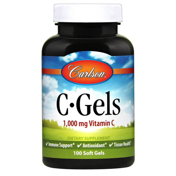 Витамины и минералы Carlson Labs C-Gels, 100 капсул