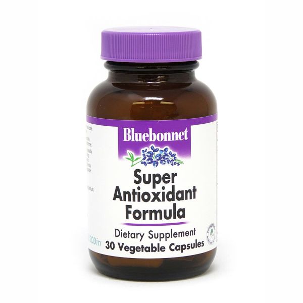Вітаміни та мінерали Bluebonnet Nutrition Super Antioxidant Formula, 30 вегакапсул