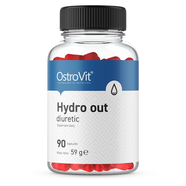 Жироспалювач OstroVit Hydro Out Diuretic, 90 капсул