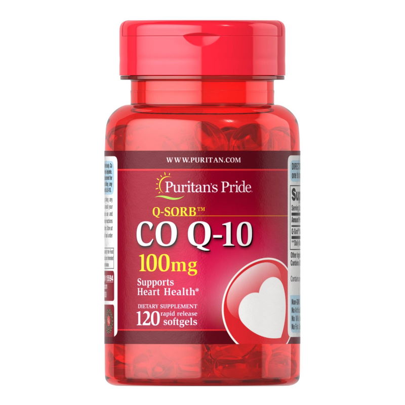 Натуральна добавка Puritan's Pride CO Q10 100 mg, 120 капсул