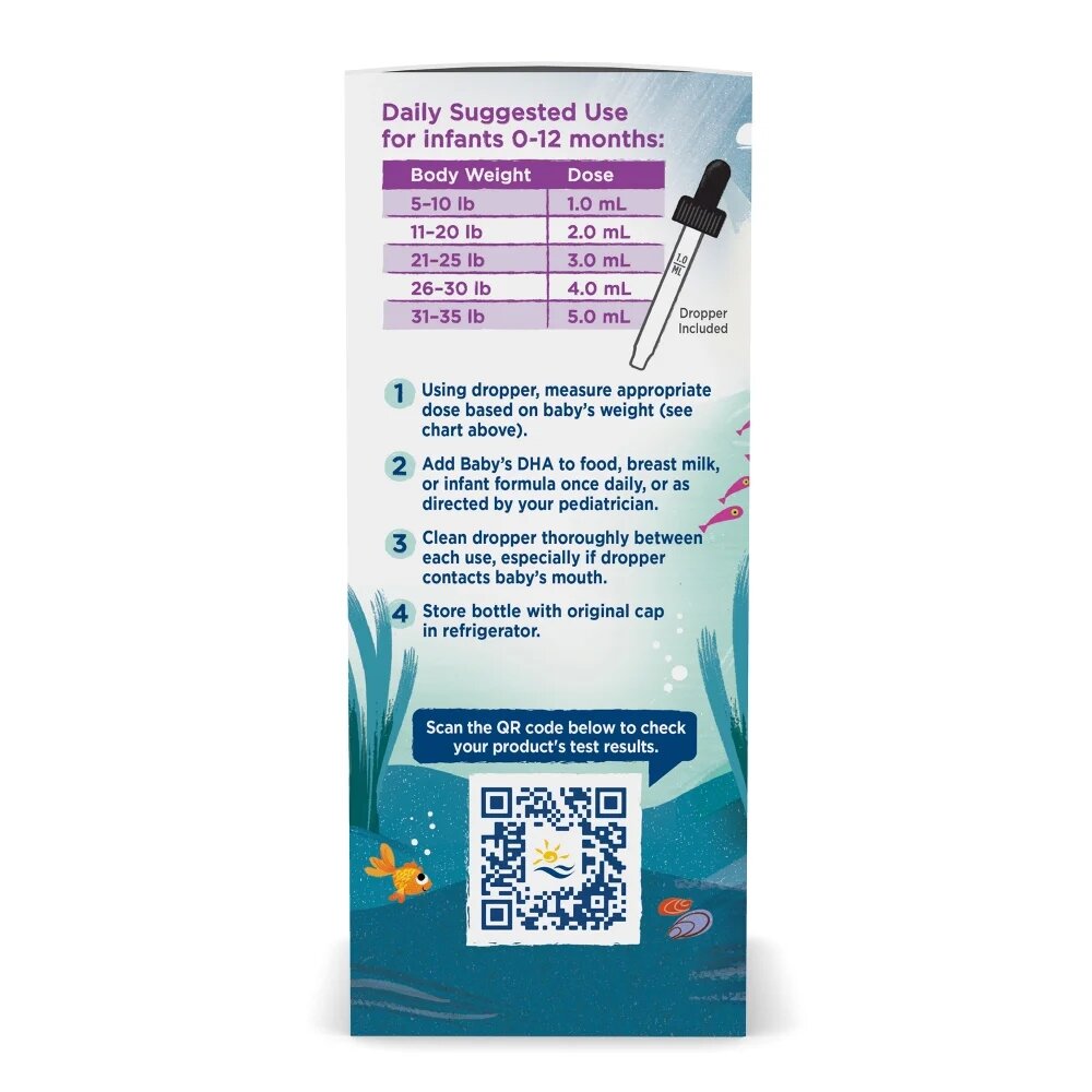 Жирні кислоти Nordic Naturals Baby's DHA, 60 мл. Фото 3