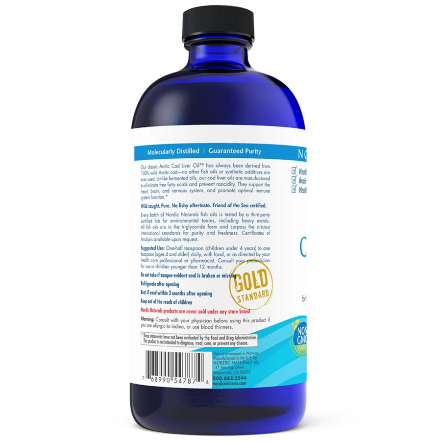 Жирні кислоти Nordic Naturals Arctic Cod Liver Oil, 473 мл. Фото 2