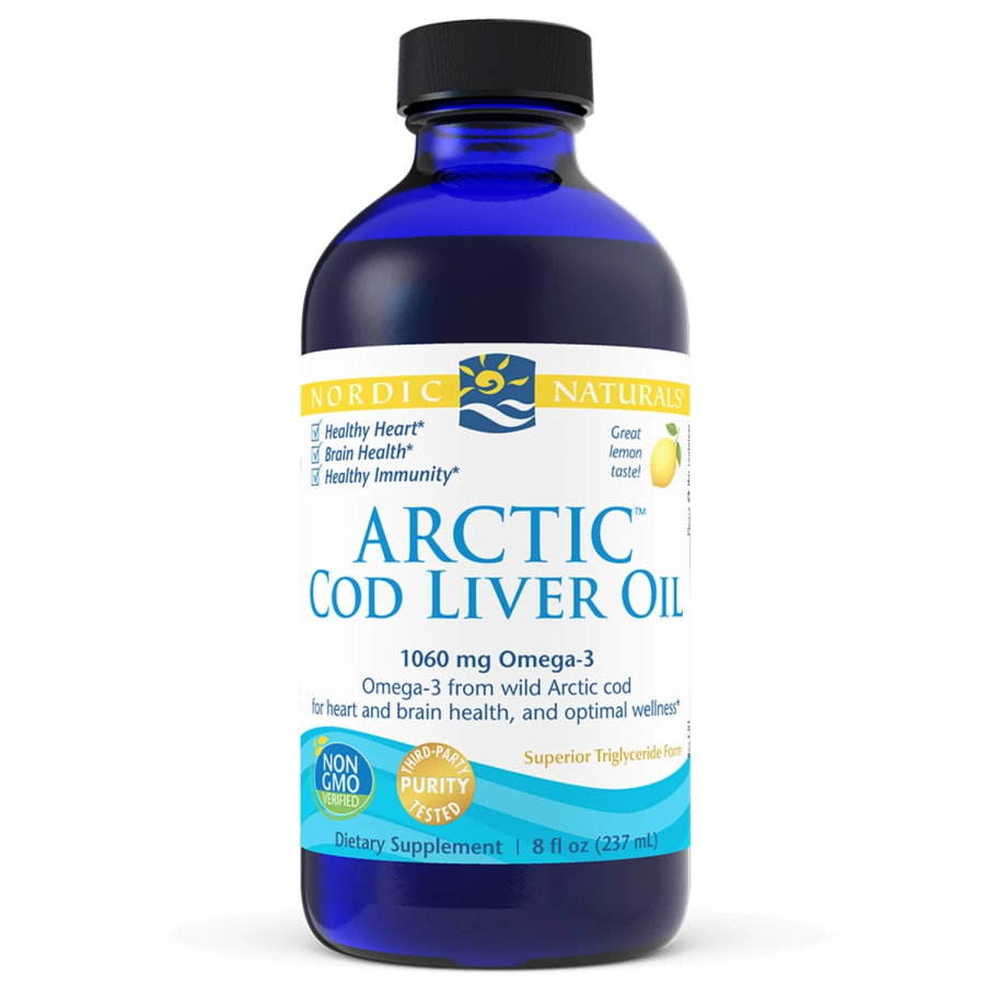 Жирні кислоти Nordic Naturals Arctic Cod Liver Oil, 237 мл