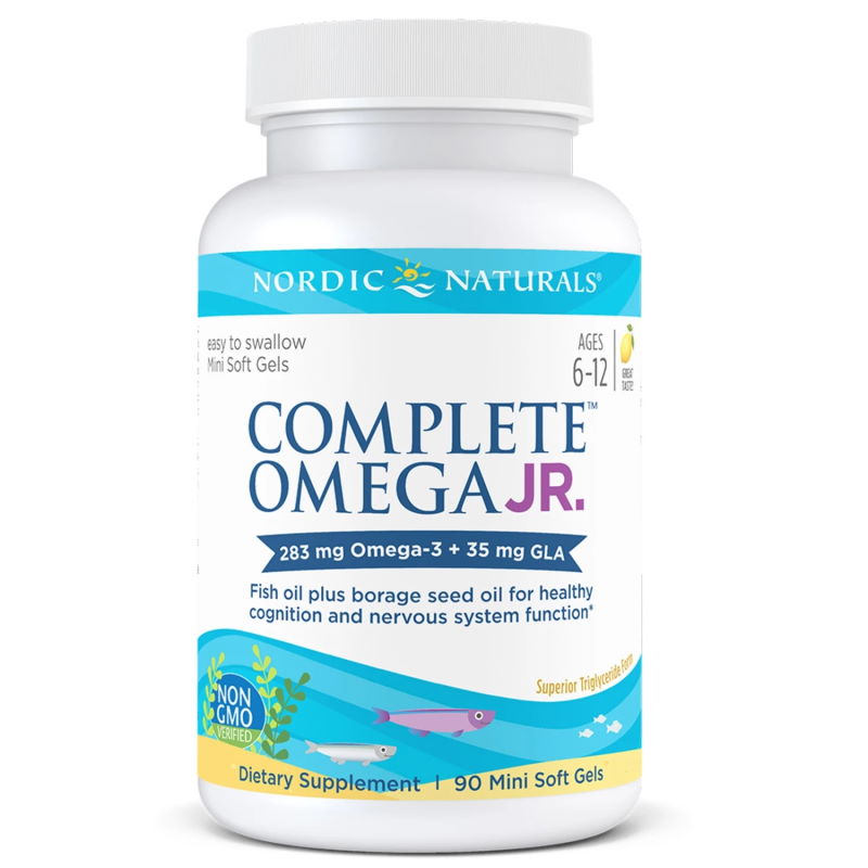 Жирні кислоти Nordic Naturals Complete Omega Junior, 90 капсул лимон. Фото 2