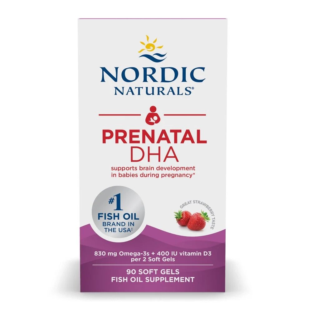 Жирні кислоти Nordic Naturals Prenatal DHA, 90 капсул