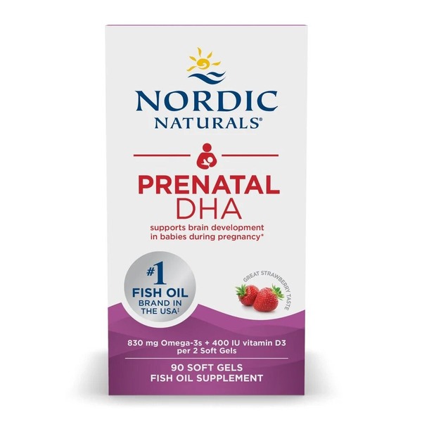 Жирні кислоти Nordic Naturals Prenatal DHA, 90 капсул