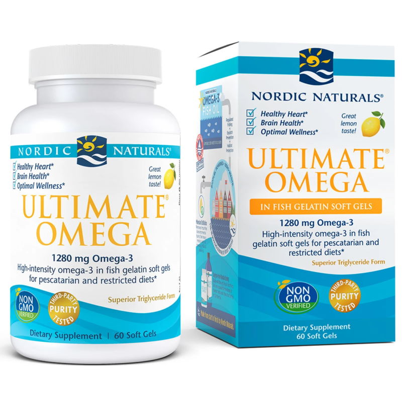 Жирні кислоти Nordic Naturals Ultimate Omega, 60 рибних капсул
